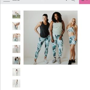 Senita Athletics Ava Capris in Palm